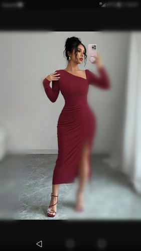 لباس میدی مجلسی زنانه تورکش