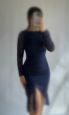 لباس میدی مجلسی زنانه تورکش