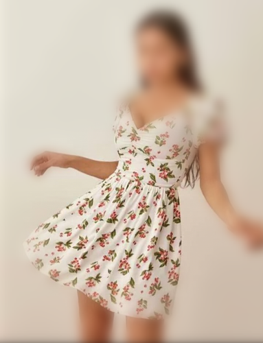 لباس کوتاه مجلسی زنانه گیلاسی
