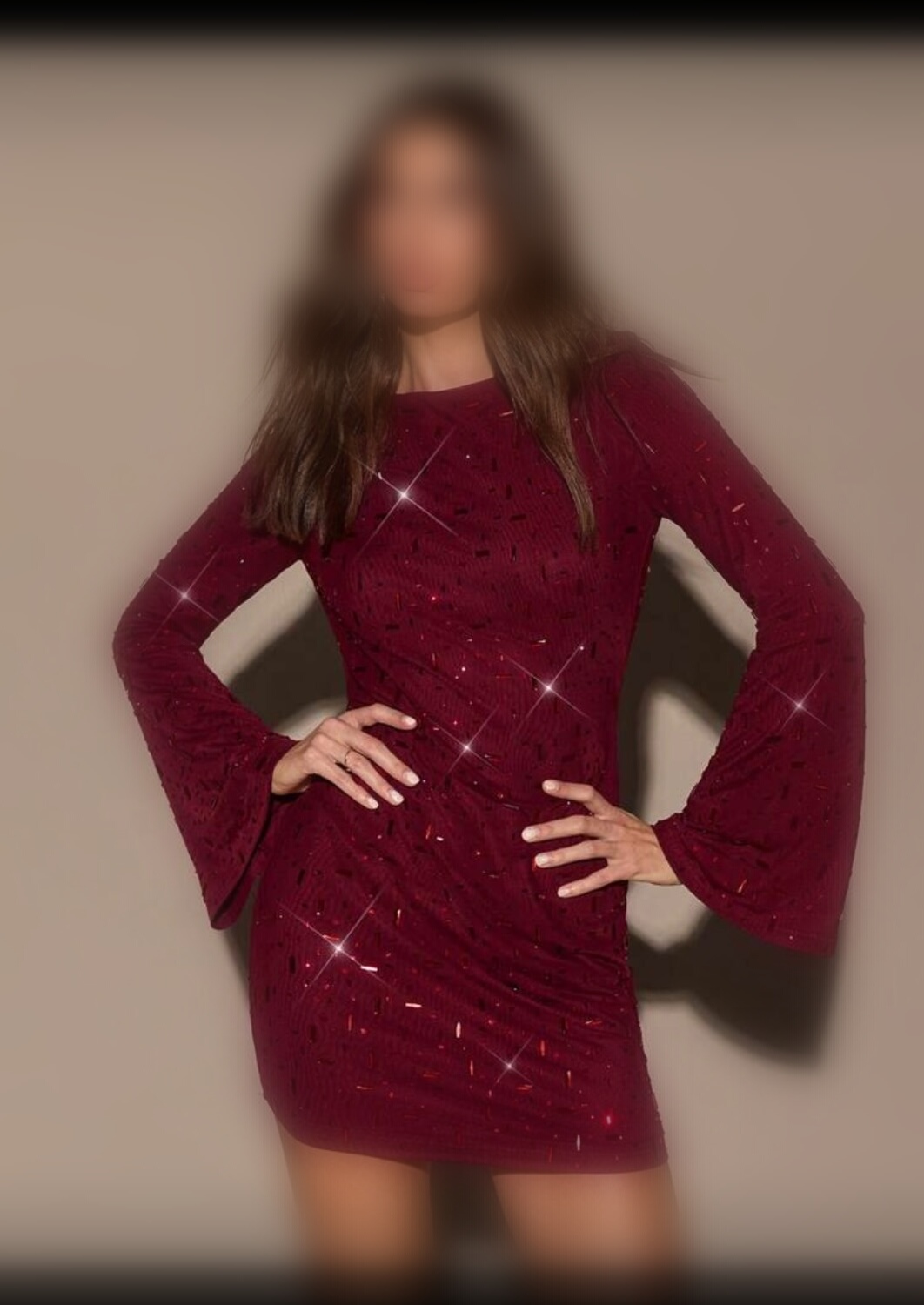لباس کوتاه مجلسی زنانه سنگ کاری