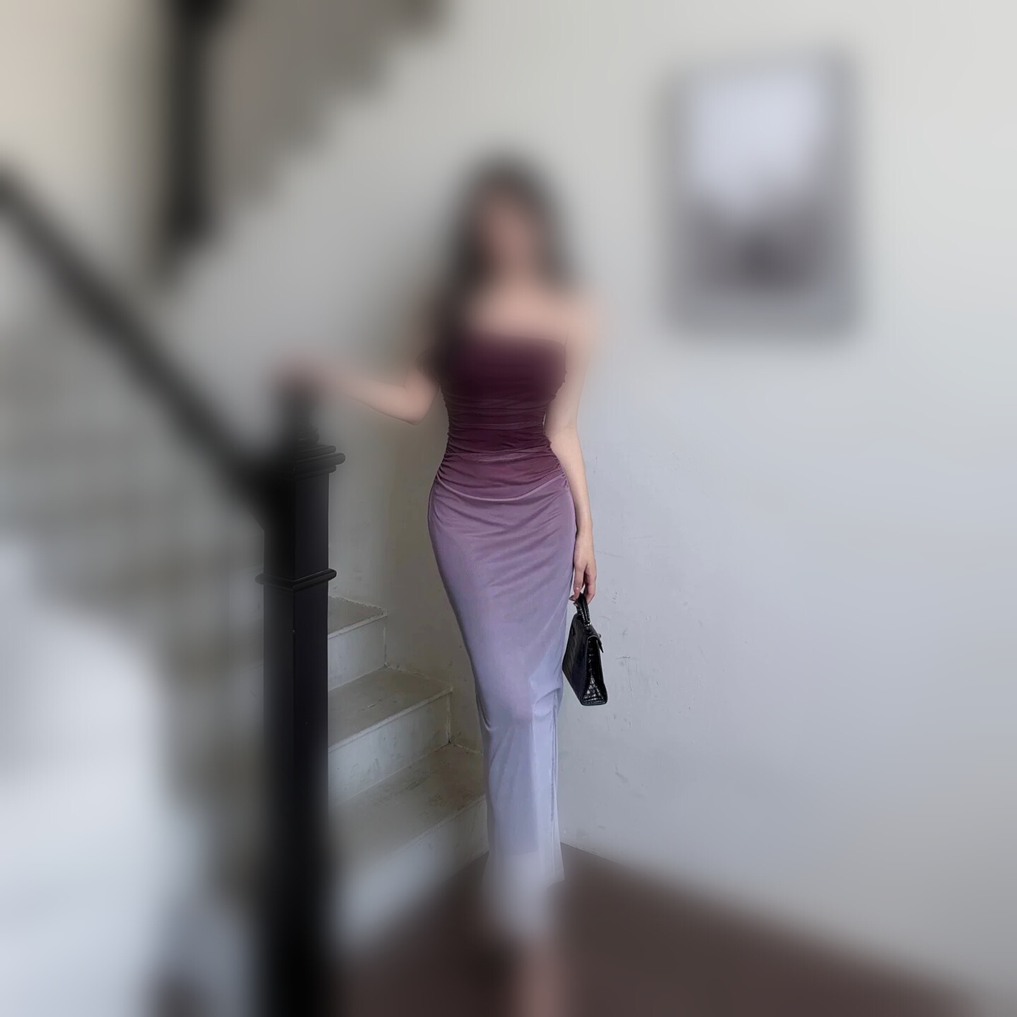 لباس بلند مجلسی زنانه تور کش